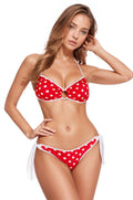Red & White Polka Dot Bikini